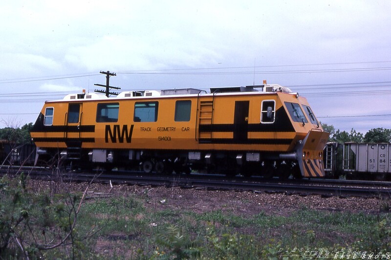 N&W Track Geometry Car #514001
N&W Track Geometry Car #514001 was an uncommon catch at Silver Creek NY.
Photo Copyright 2008 Tim Baldwin
Keywords: n&w;geometry;silver creek;ny