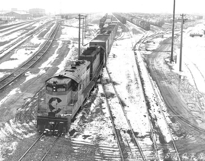 C&O GP7 #4557 Niagara Yard Niagara Falls NY
C&O GP7 #4557, a product of GMD Canada, leads Chessie train CG-41 west out of Niagara Yard in Niagara Falls NY en route to Suspension Bridge and the former Pere Marquette line across southern Ontario province.  The opening of Casino Niagara in Niagara Falls, Ontario sounded the death knell for this historic line.
Photo Copyright 2008 Tim Baldwin
Keywords: c&o;gp7;niagara falls;ny;chessie