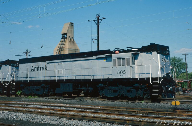 AMTK GE E-44 #505
AMTK GE E-44 #505 photographed by Richard Louderback on 2nd August 1990 at Wilmington, Delaware, scanned from an original Kodachrome slide now part of my personal collection.
Keywords: amtrak;amtk;e-44;505;wilmington,delaware