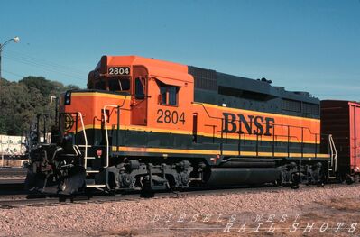 BNSF EMD GP39M #2804
BNSF EMD GP39M #2804 photographed 2nd October 2003 at Omaha, Nebraska by Joe Ferguson, from an original Kodachrome slide now in my collection
Keywords: bnsf;gp39m;omaha;nebraska