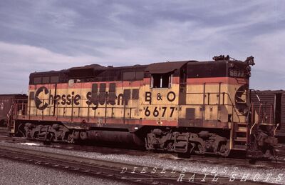 BO EMD GP9 #6677
BO EMD GP9 #6677 photographed on 20th January 1986 at Cincinnati, Ohio by John A Cloutier, scanned from an original Kodachrome slide now in my personal collection
Keywords: bo;gp9;6677;cincinnati