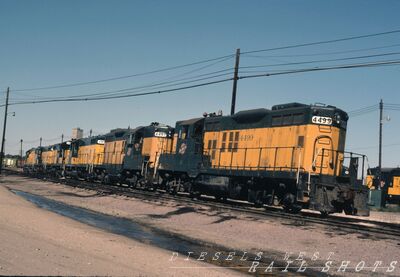 CNW EMD GP9R #4499
CNW EMD GP9R #4499, from slide taken 27th September 1981 at Des Moines Iowa by Allan Ramsey, from an original Kodachrome slide now in my collection
Keywords: cnw;des moines;iowa