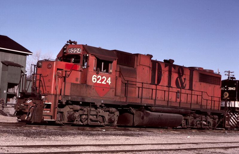 GTW EMD GP38-2 #6224
GTW EMD GP38-2 #6224 (ex DT&I #224 blt 7/95) photographed on 2nd April 1986 at Ludlow, Kentucky by John A Cloutier, scanned from an original Kodachrome slide now in my personal collection.
Keywords: gp38-2;gtw;dt&i;ludlow;ky;kentucky;cloutier