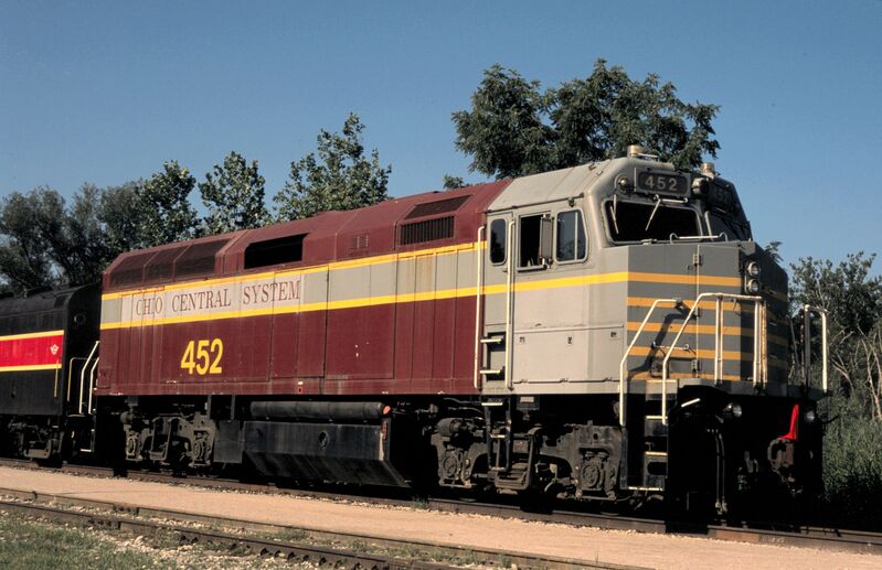 OHCR EMD F40M-2C #452
OHCR EMD F40M-2C #452 photographed on 31st July 2011 at Peninsula, Ohio by Randy Faris, scanned from an original Fujichrome slide now in my personal collection.
Keywords: ohcr;f40m-2c;peninsula;ohio;faris