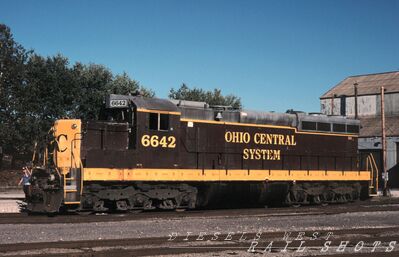 OHCR EMD SD18 #6642
OHCR EMD SD18 #6642 photographed on 30th September 2005 at Youngstown, Ohio by Randy Faris, scanned from an original Kodachrome slide now in my personal collection
Keywords: ohcr;sd18;youngstown