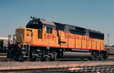 UP EMD GP60 #5819
UP EMD GP60 #5819 photographed on 3rd September 2001 at Kansas City, Missouri by Joe Ferguson, scanned from an original Kodachrome slide now in my personal collection
Keywords: up;gp60;kansas city