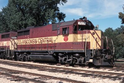 WC EMD GP35 #723
WC EMD GP35 #723 photographed at Green Bay, Wisconsin on 13th September 1989 by Larry Nast, scanned from an original Kodachrome slide now in my personal collection
Keywords: wc;gp35;green bay