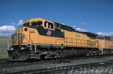 CNW GE C44-9W #8645
CNW GE C44-9W #8645 photographed at Colton, Utah on 21st July 1995 by Steve Gartner, scanned from an original Kodachrome Slide now in my personal collection
Keywords: cnw;c44-9w;colton