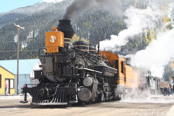 The 473 at Silverton
Getting ready to back out of town towards the wye, the 473(K-28 2-8-2 "Mikado") strikes a beautiful pose in downtown Silverton
Keywords: drgw;473;silverton;durango;k28;narrow;mikado