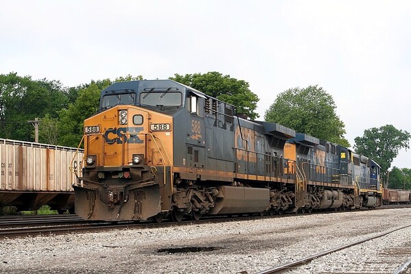 CSX Power on the Z144..View #2
I tied this power down in 3 Track, in Saginaw Yard, after spotting a coal train in Essexville.  The power was used later that morning, to take a loaded grain train to Flint, MI
Keywords: cw44ac;ac4400cw;csx;saginaw;yard;coal;flint;mi