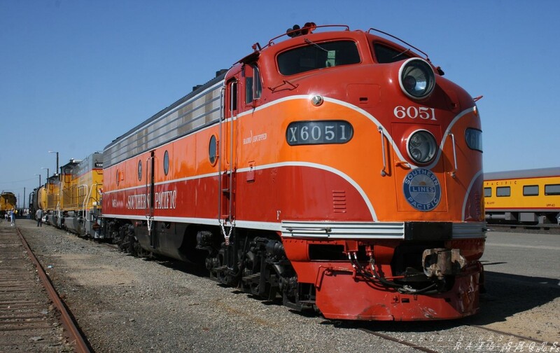 SP 6051(E9A)
The CSRM brought this little diddy up for the big UP party. It was great and there was tons to do and look at. UP brought in several locomotives and a whole passenger train, the 844,some snow fighting equipment and even the mini train!
Keywords: e9a;csrm;california;museum