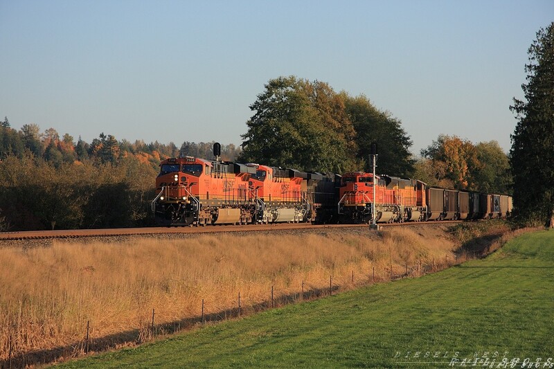 ULAURBE passes the SCMRBE
ULAURBE passes the SCMRBE at North Bow, both on their way to Roberts Bank coal port. The SCM lost its DPU's and had to back into Bow siding and wait for a 3 unit set of 2nd generation power to help shove it north over the 1% grades out of Bellingham.
Keywords: ulaurbe;scmrbe;north bow;roberts bank;coal;bellinham