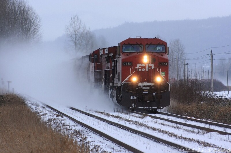 CP AC4400CW's
CP 405 on the CN Yale Sub westbound
Keywords: cp;ac4400cw;winter;snow;cn;yale;manifest