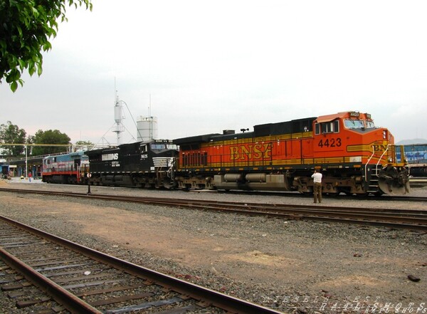 BNSF 4423
visitor in mexico. fxe 4500* Mexico 2008', 'BNSF C44-9W  Train Mexico 2008 FXE 4500
Keywords: ferromex;bnsf;ns;mexico;c44-9w