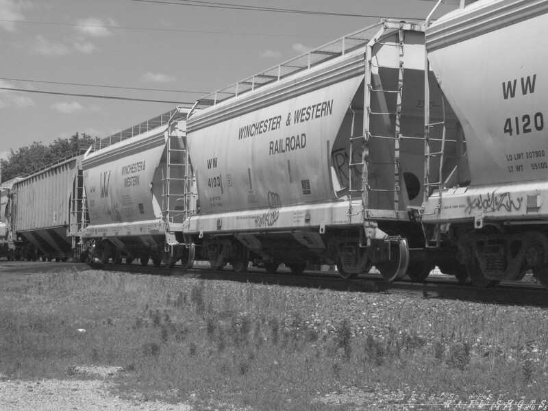 Winchester & Western
W&W cement hoppers on a Westbound CSX merchandise freight
Keywords: cement;hopper;w&w;winchester;csx;indiana