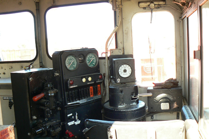 ex-Colorado & Wyoming Railway GP-7  #103
Once a High nose geep, here's a cab shot of ex-C&W GP-7 #103 at Pueblo Colorado - October 10, 2007
Keywords: gp7;c&w;cab;pueblo