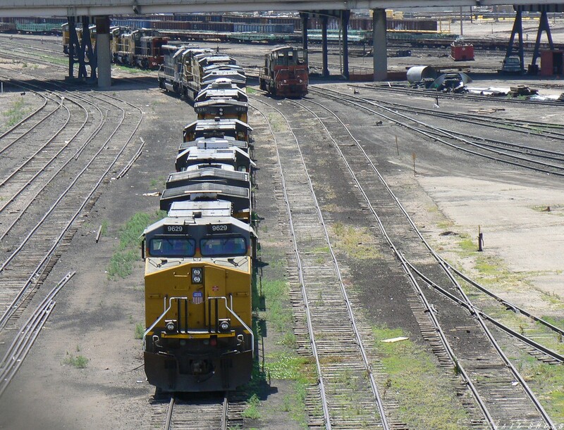 Burnham Shops yard - Denver (looking south)
This shot of the railyard at Burnham Shops in Denver(looking south)shows about a third of the engines that are in storage - June 2008
Keywords: burnham;shops;engine;storage;yard