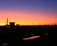 Early Morning on the Coal Train - Saginaw Yard